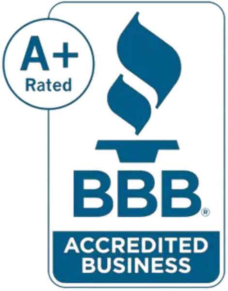 Better Business Bureau accredited business, A+ rating