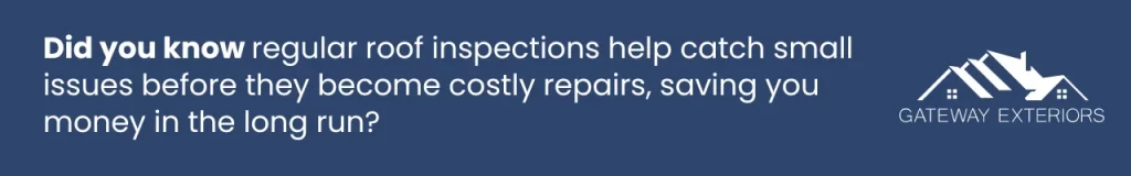 Regular commercial roof inspections help catch small issues early, preventing costly repairs and extending the lifespan of the roof.