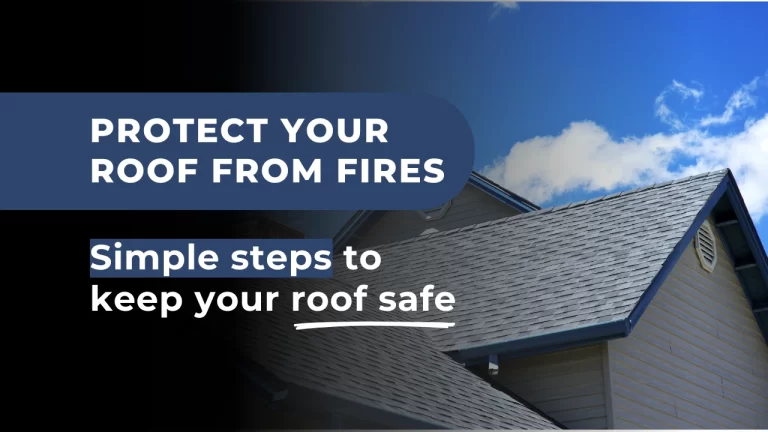 Roof fire prevention tips with a focus on safeguarding Canadian homes from fire hazards.