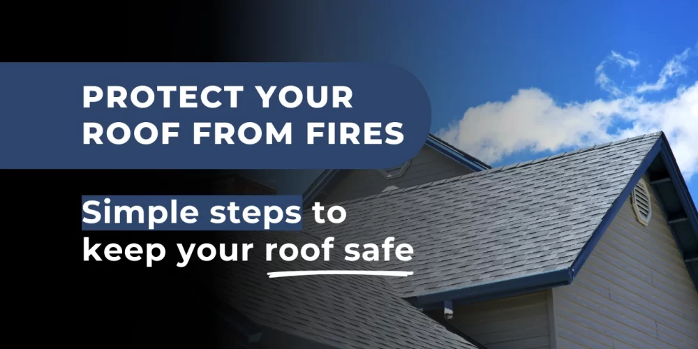 Roof fire prevention tips with a focus on safeguarding Canadian homes from fire hazards.